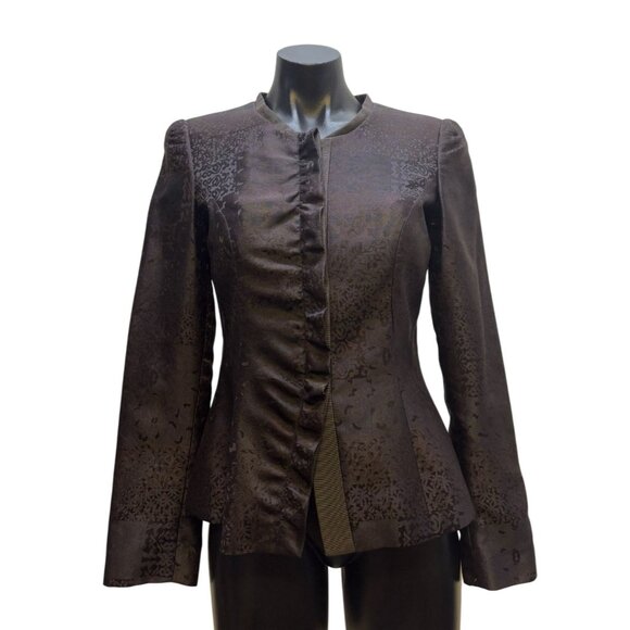 Giorgio Armani Silk Jacquard Blazer 6\38 - Picture 1 of 6